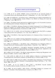 Liste des publications scientifiques : Prof. Hassen AMRI