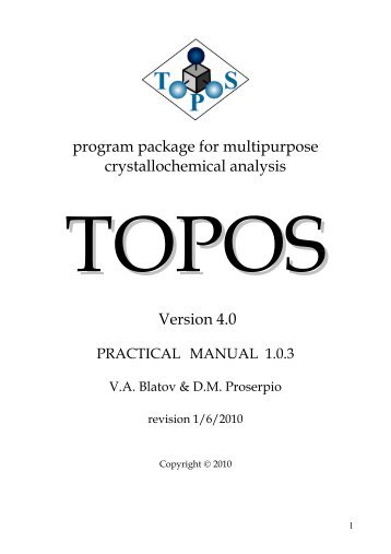 TOPOS Manual