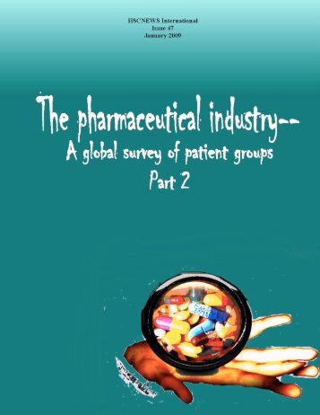 The Pharmaceutical Industry A Global Survey Of Patient Groups