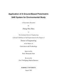 Application of a Ground-based SAR System for - Sato Laboratory