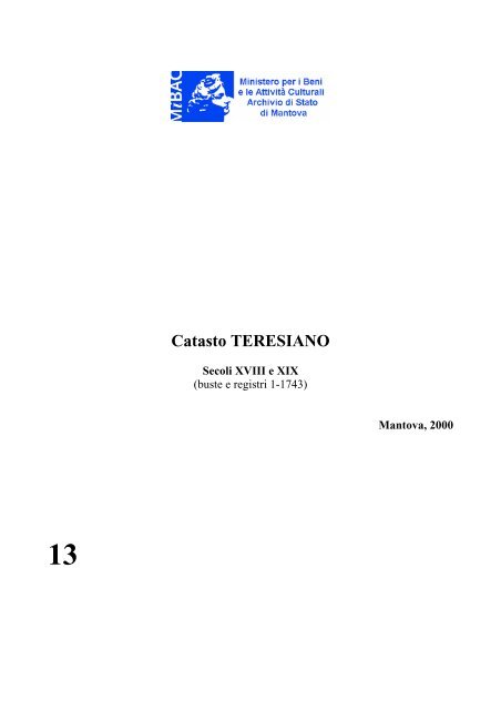 Catasto TERESIANO