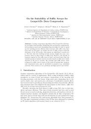 On the Suitability of Suffix Arrays for Lempel-Ziv Data Compression