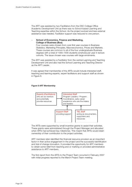 student feedback and leadership - Office for Learning and Teaching