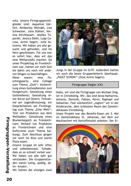 Download - Jugendzeitung Sakristei