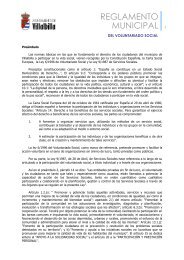 Reglamento Municipal del Voluntariado Social - Ayuntamiento ...