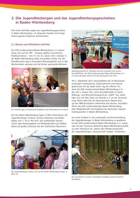 Jahresbericht 2011 - Deutsches Jugendherbergswerk
