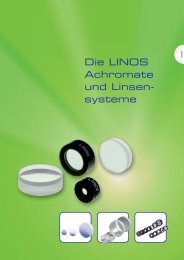 Die LINOS Achromate und Linsen- systeme - Qioptiq Q-Shop