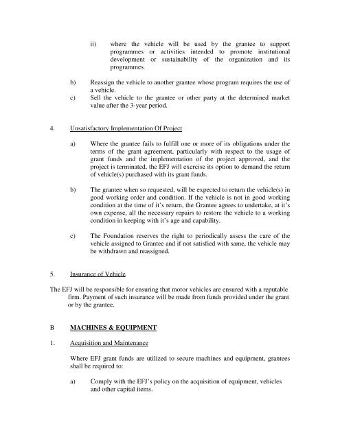 Grant Agreement Template - Environmental Funds Tool Kit