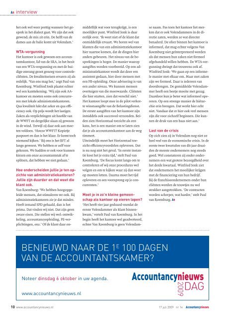 download nummer 14 hier - Accountancy Nieuws