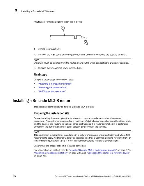 Brocade MLX Series and Brocade NetIron XMR Hardware ...