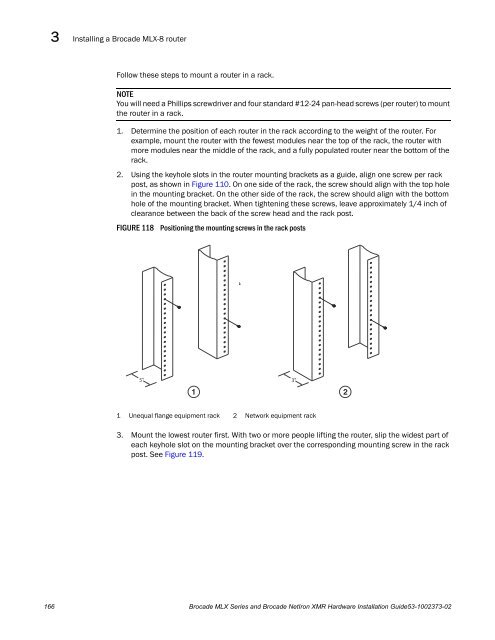 Brocade MLX Series and Brocade NetIron XMR Hardware ...