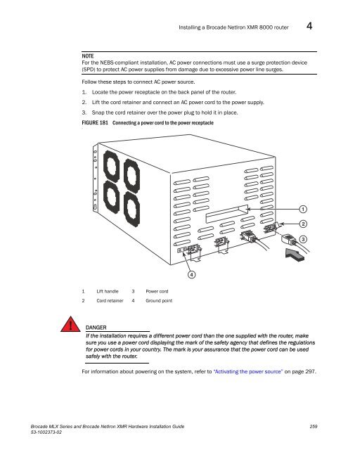 Brocade MLX Series and Brocade NetIron XMR Hardware ...