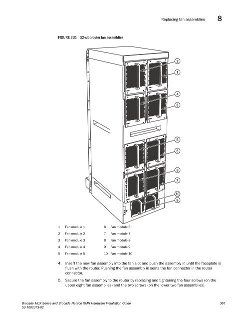 Brocade MLX Series and Brocade NetIron XMR Hardware ...