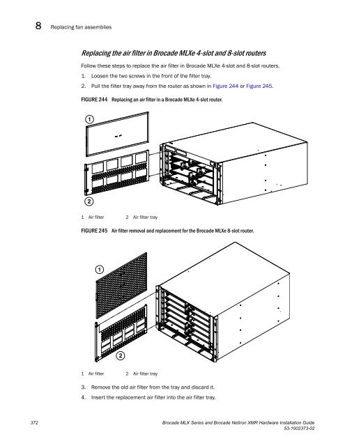 Brocade MLX Series and Brocade NetIron XMR Hardware ...