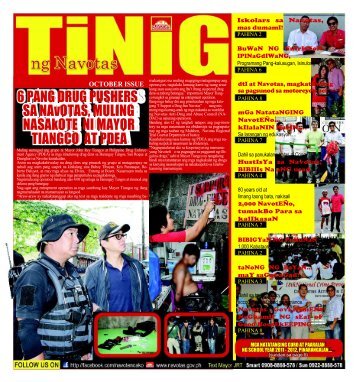 tinig october issue 2012 - Navotas City