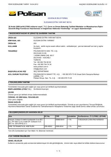 MSDS - Polisan