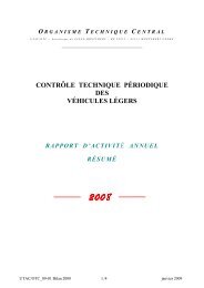 contrÃ´le technique pÃ©riodique des vÃ©hicules lÃ©gers - UTAC-OTC