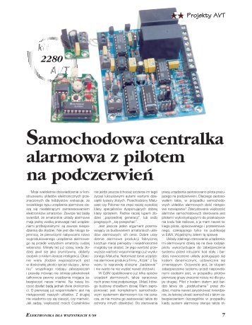 Samochodowa centralka alarmowa z pilotem na ... - Elportal