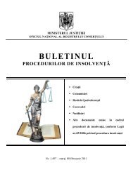 buleti ul procedurilor de i solve ţă