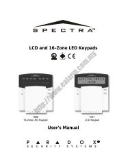 Paradox Alarm System, Paradox Spectra LED and ... - Ealarm.com.my
