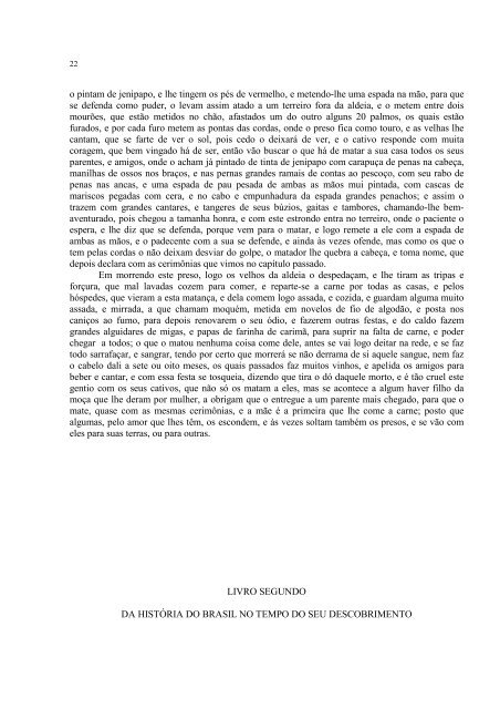 histÃ³ria do brasil frei vicente do salvador livro primeiro em que se ...