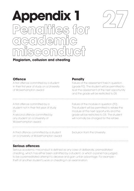 Academic Misconduct Guide - University of Wolverhampton