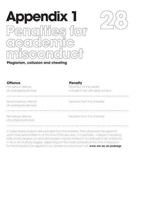 Academic Misconduct Guide - University of Wolverhampton