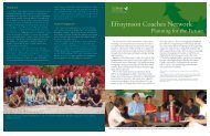 Efroymson Coaches Network: - Conservation Gateway