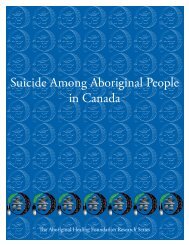 Suicide Among Aboriginal People in Canada - Institut universitaire ...
