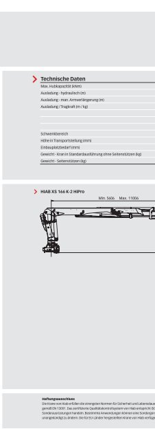 Prospekt HIAB XS 166K