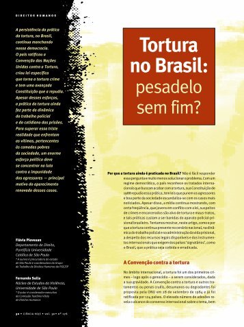 Tortura no Brasil - NÃºcleo de Estudos da ViolÃªncia da USP