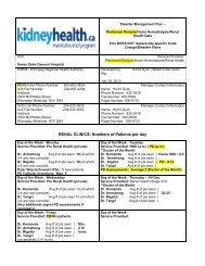 Seven Oaks General Hospital - Kidney Health