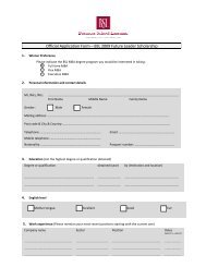 Official Application Form Ã¢Â€Â“ BSL 2009 Future Leader ... - WiWi-Online