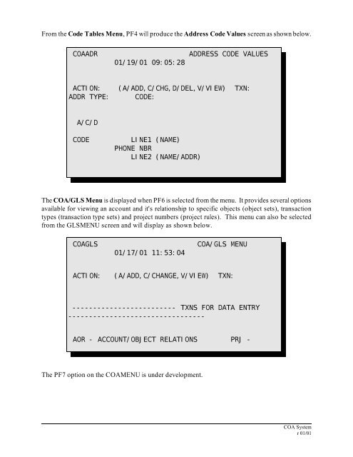 General ledger system manual - lsu/fas - Finance and Administrative ...