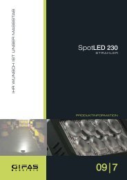 SpotLED 230 - GIFAS W.J. GrÃ¶ninger ELECTRIC GmbH