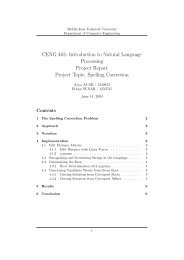 Project Report - index.tr [METU Computer Engineering] - Middle ...