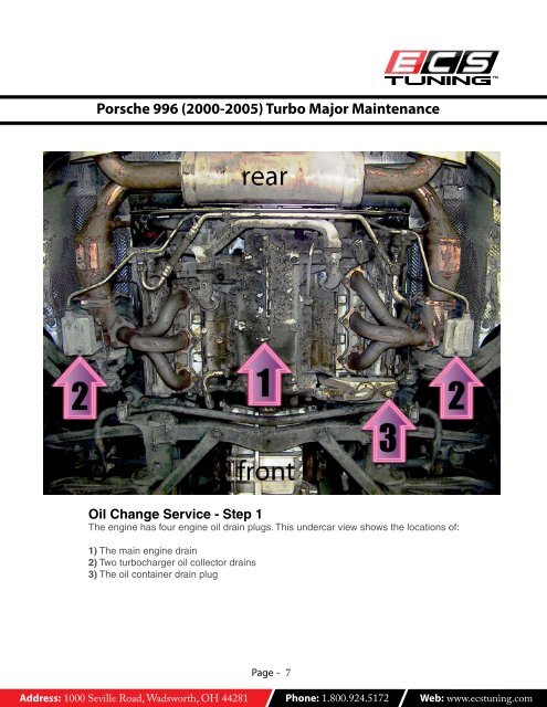 2000-2005 Porsche 996 Major Maintenance 30,000 Mile Interval