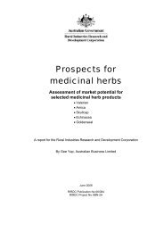 Prospects for medicinal herbs - Bad Request
