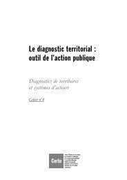 Le diagnostic territorial : outil de l'action publique - Lara