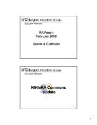 NIH/eRA Commons Update - Office of the Vice Chancellor for Research