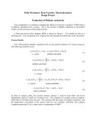 Fluid Mechanics, Heat Transfer, Thermodynamics Design Project ...