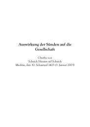 Auswirkung der SÃ¼nden auf die Gesellschaft - Salaf.de