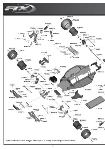 FTX Siege Exploded Parts Diagram - CML Distribution