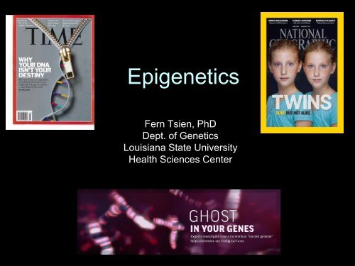 Epigenetics - LSUHSC Human Development Center