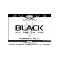 Manitou 2003 Black Service Manual - Spoke N' Word Cycles