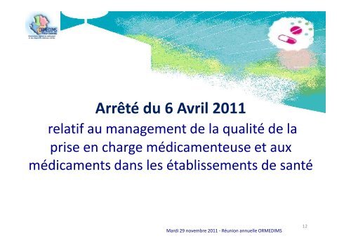 SÃ©curiser la prise en charge mÃ©dicamenteuse du patient