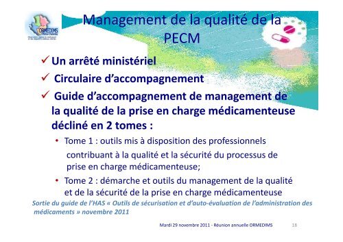 SÃ©curiser la prise en charge mÃ©dicamenteuse du patient