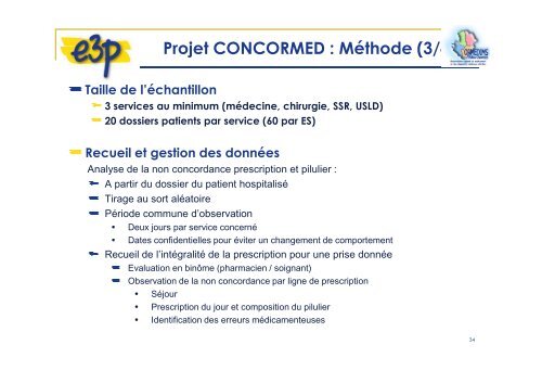 SÃ©curiser la prise en charge mÃ©dicamenteuse du patient