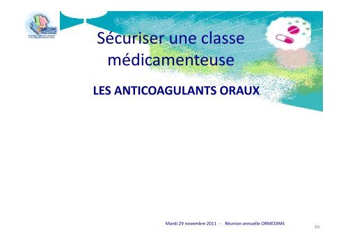 SÃ©curiser la prise en charge mÃ©dicamenteuse du patient