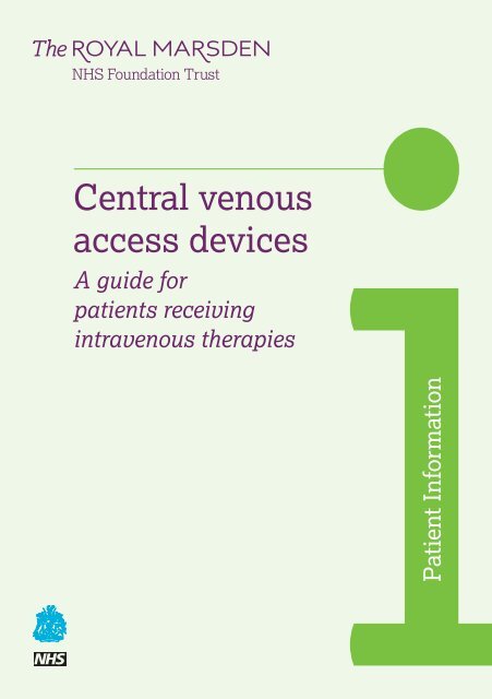 Central Venous Access Devices - The Royal Marsden